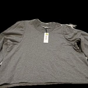NWT Calvin Klein Gray Athleisure Sweatshirt